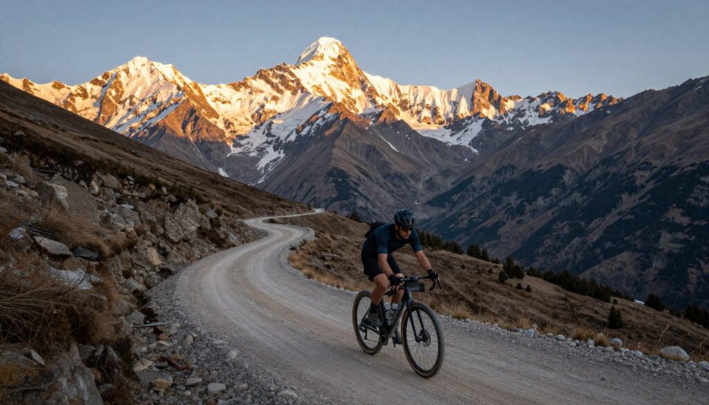 De 10 spectaculairste gravelbestemmingen met gravelfiets op onverharde paden door berglandschap